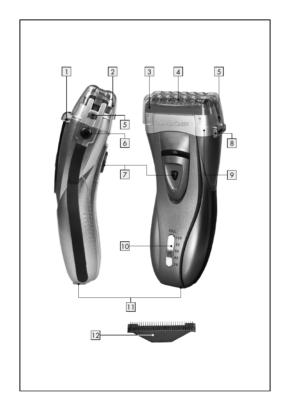 Silvercrest SFR 1200 A1 User Manual | Page 3 / 45