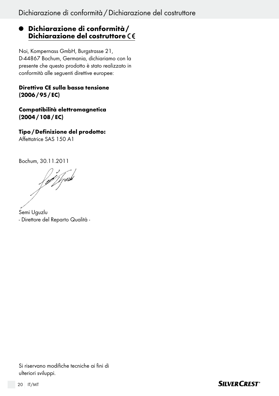 Silvercrest SAS 150 A1 User Manual | Page 20 / 45