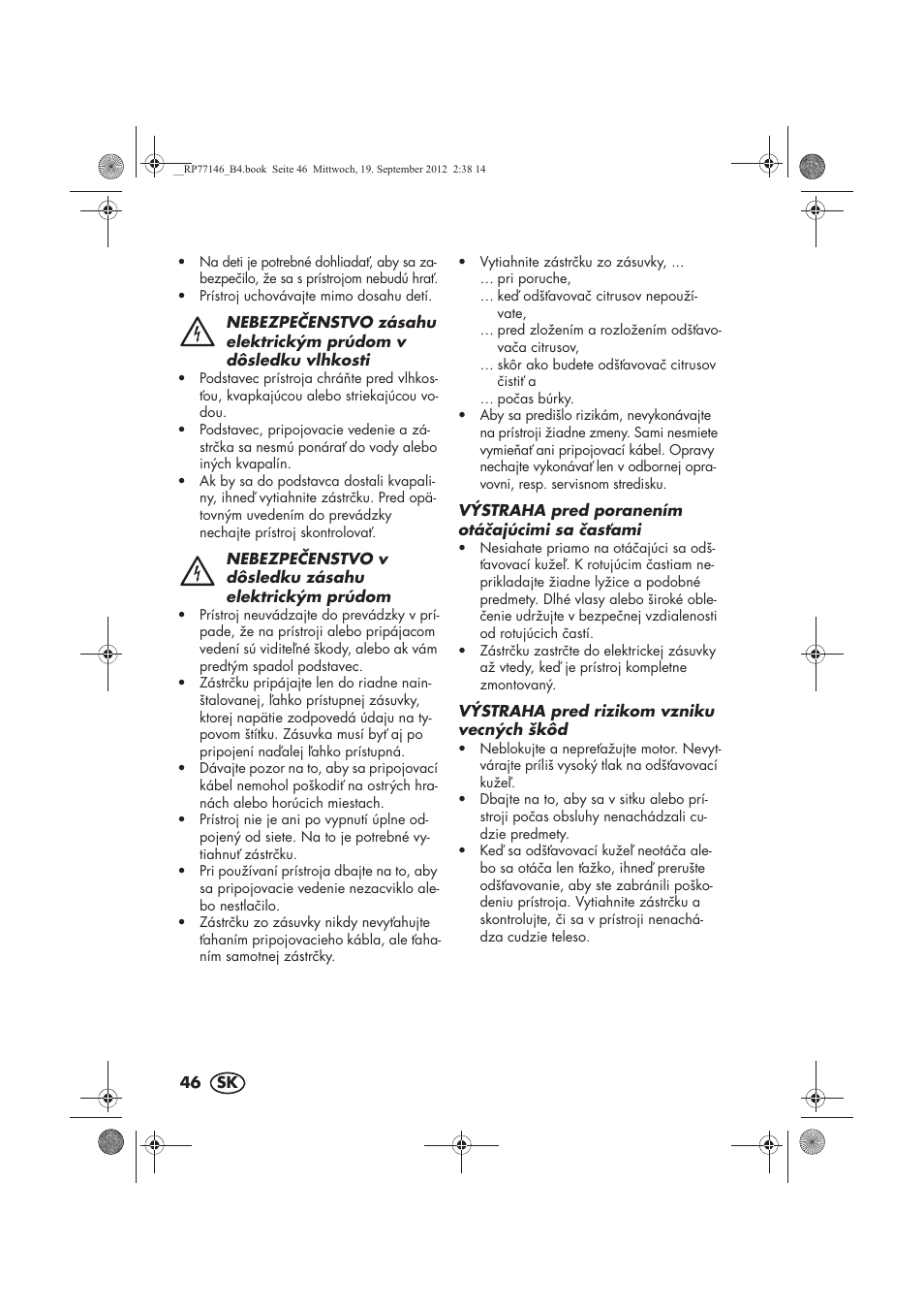 Silvercrest SZP 25 B1 User Manual | Page 48 / 62