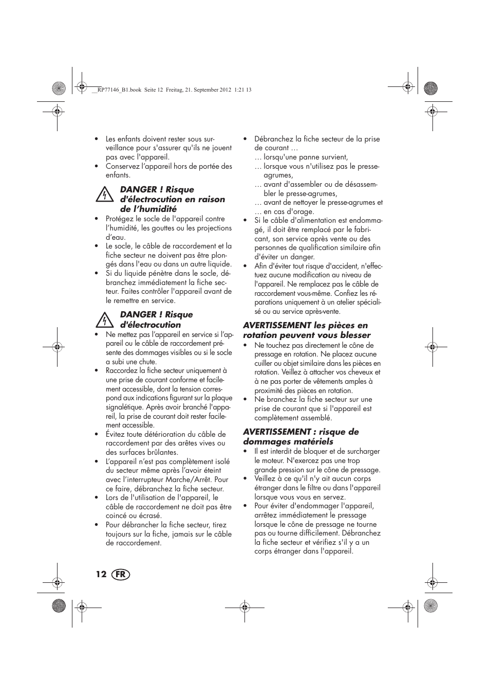 Silvercrest SZP 25 B1 User Manual | Page 14 / 46