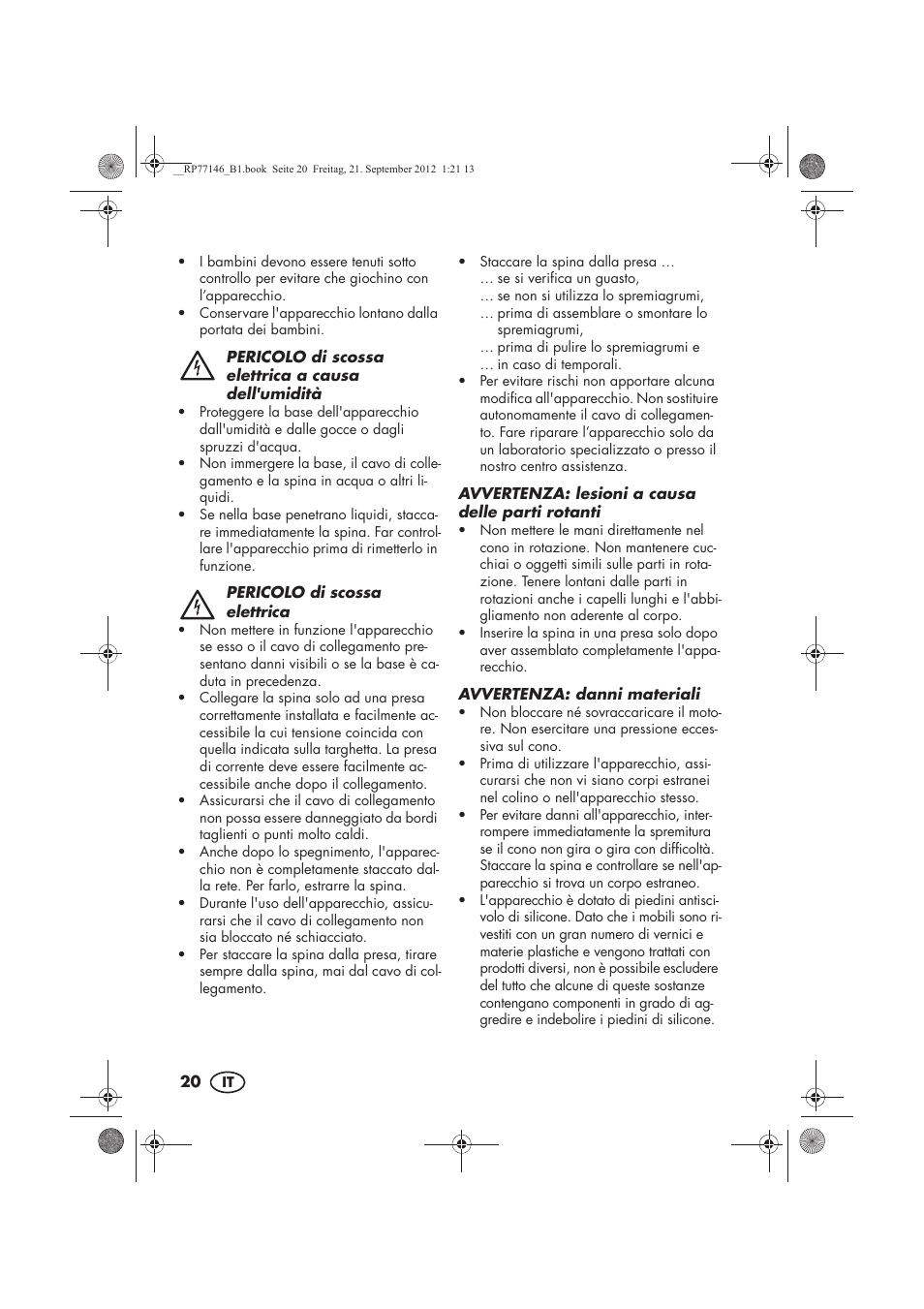 Silvercrest SZP 25 B1 User Manual | Page 22 / 46