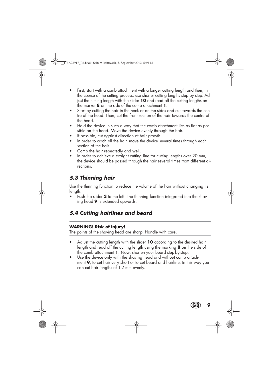 Silvercrest SHBS 600 A1 User Manual | Page 11 / 104