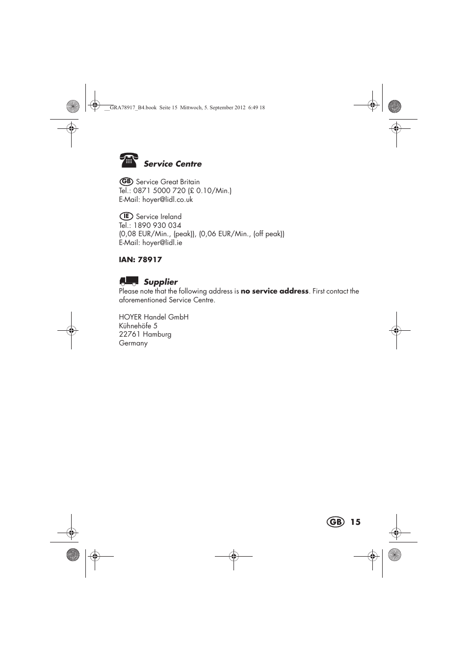 Silvercrest SHBS 600 A1 User Manual | Page 17 / 104