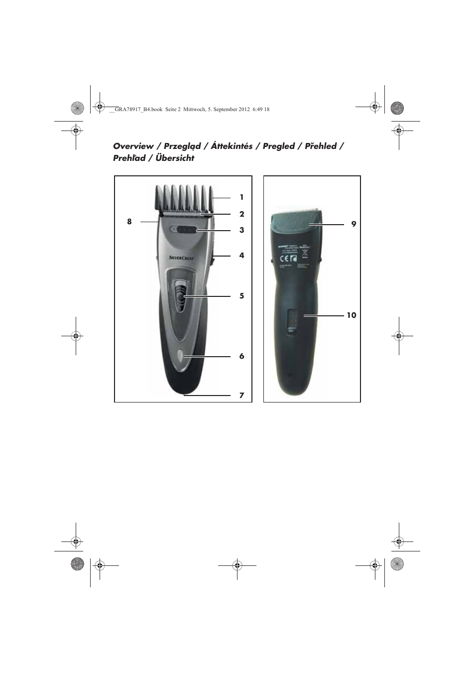 Silvercrest SHBS 600 A1 User Manual | Page 3 / 104