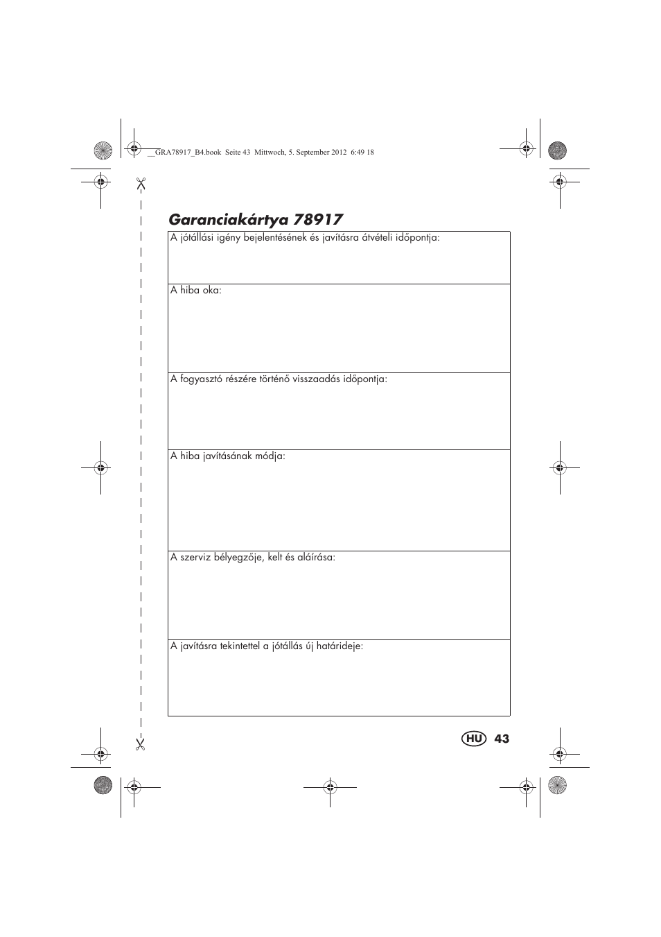 Silvercrest SHBS 600 A1 User Manual | Page 45 / 104