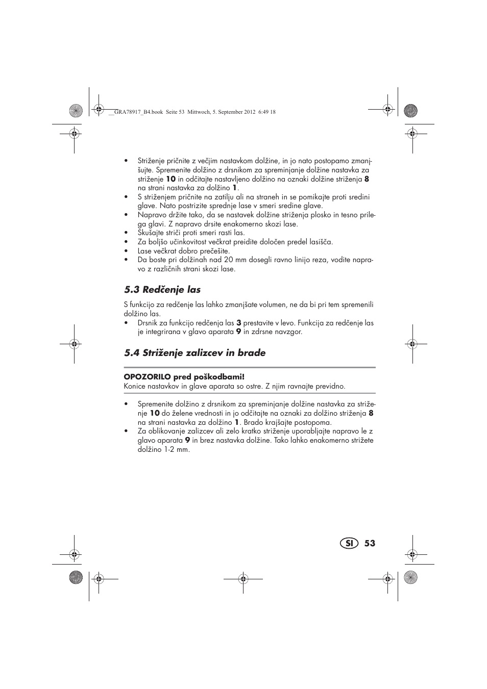Silvercrest SHBS 600 A1 User Manual | Page 55 / 104