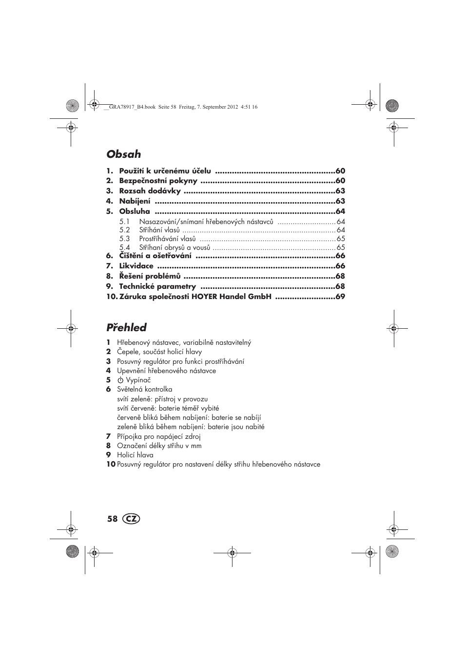 Silvercrest SHBS 600 A1 User Manual | Page 60 / 104