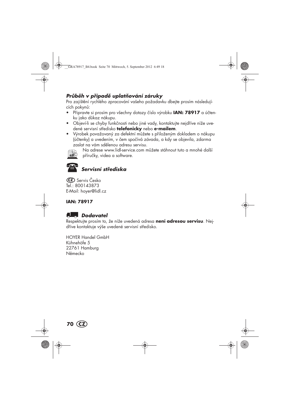 Silvercrest SHBS 600 A1 User Manual | Page 72 / 104