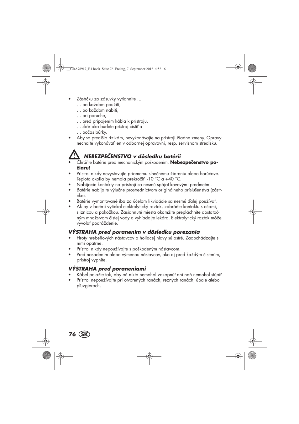 Silvercrest SHBS 600 A1 User Manual | Page 78 / 104