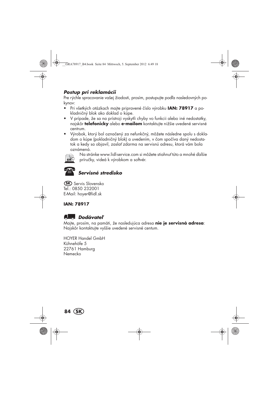 Silvercrest SHBS 600 A1 User Manual | Page 86 / 104