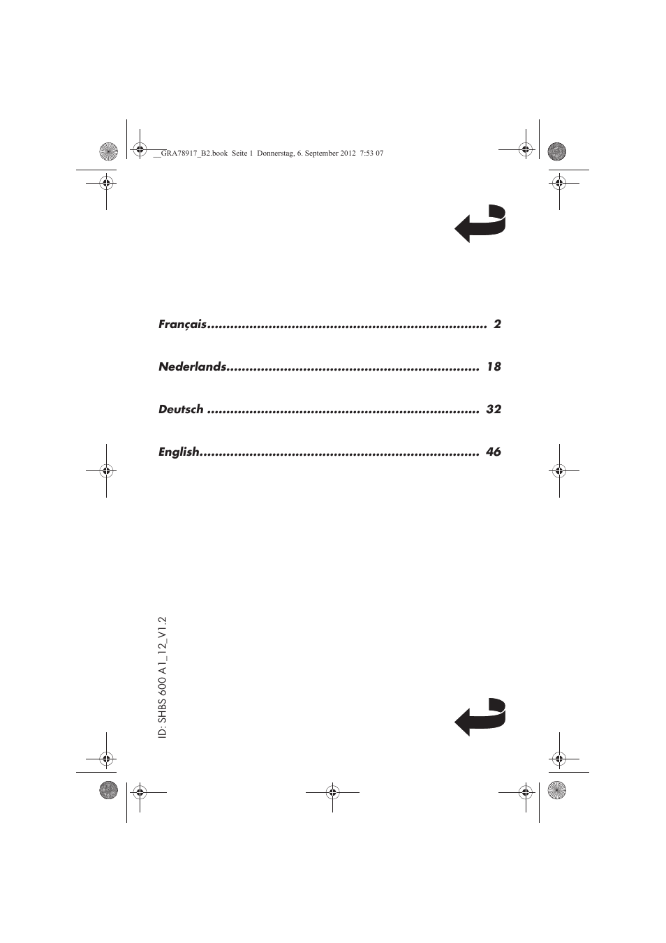 Silvercrest SHBS 600 A1 User Manual | Page 2 / 64