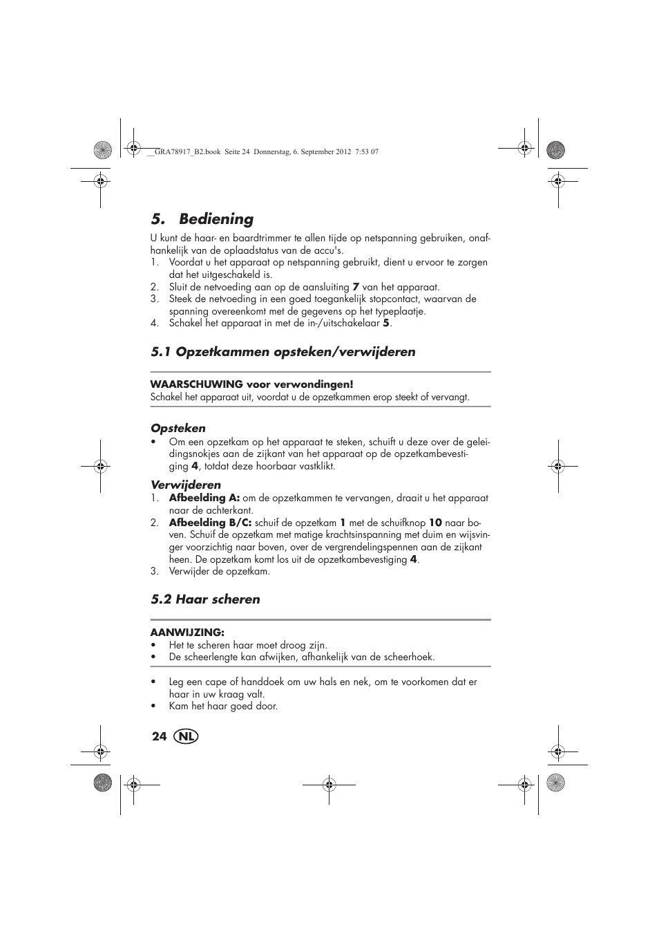 Bediening | Silvercrest SHBS 600 A1 User Manual | Page 26 / 64