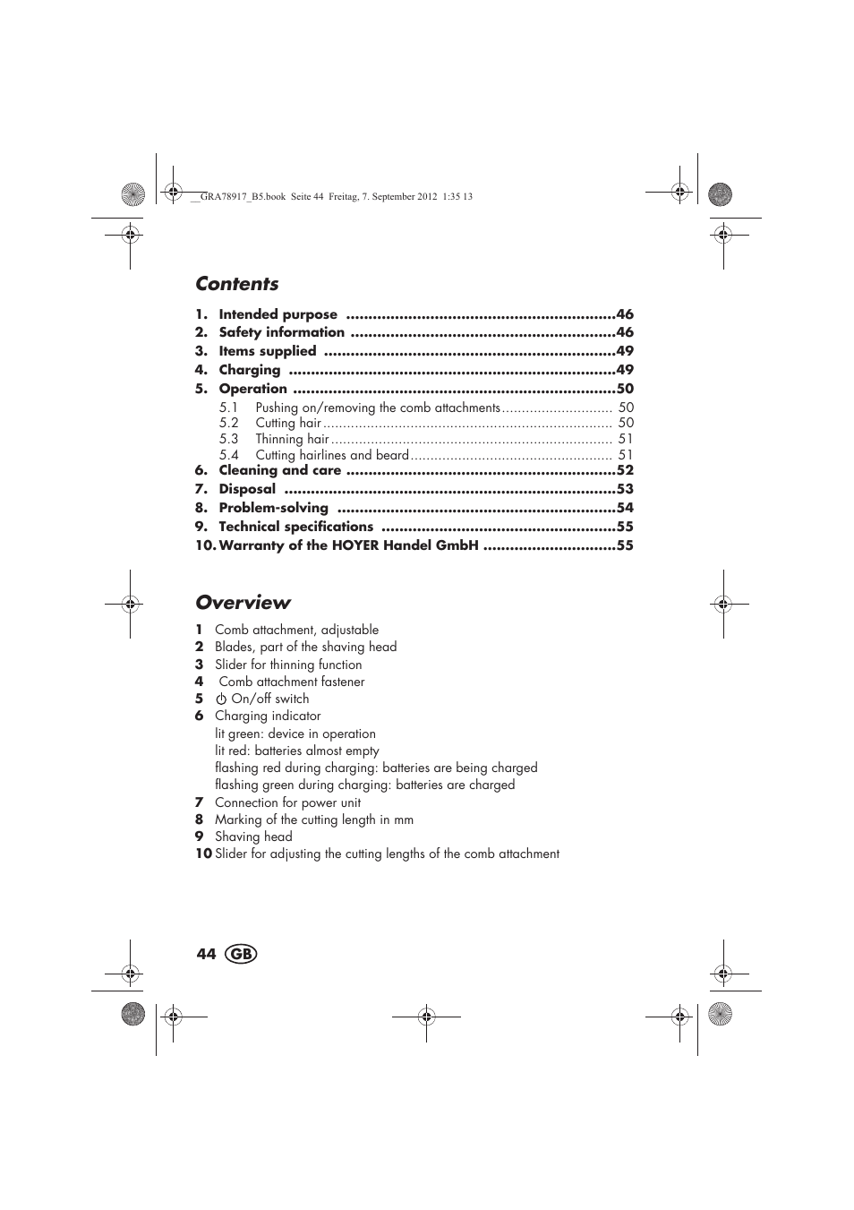Silvercrest SHBS 600 A1 User Manual | Page 46 / 76