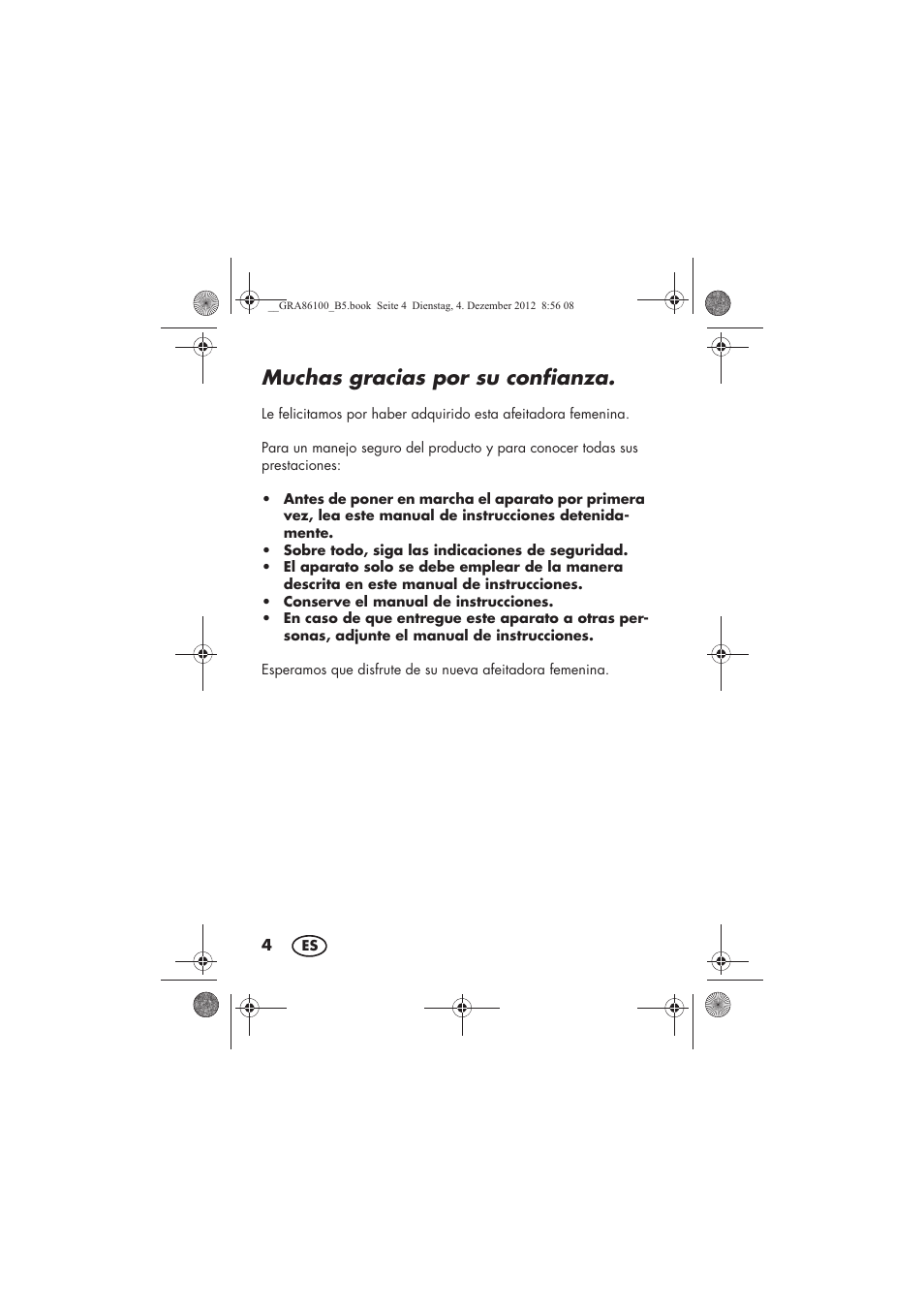 Muchas gracias por su confianza | Silvercrest SDR 1000 A1 User Manual | Page 6 / 116