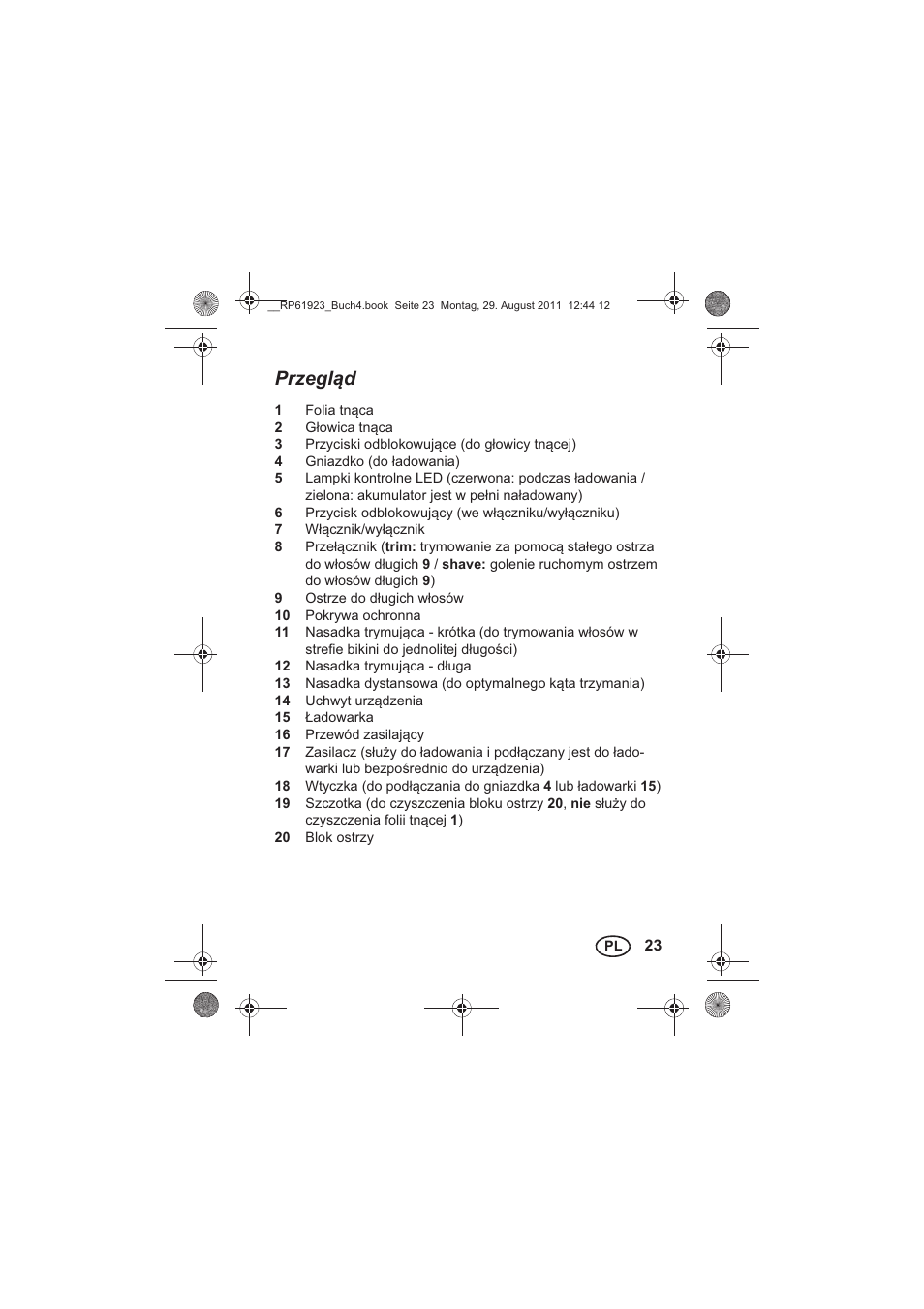 Przegld | Silvercrest SDR 1000 A1 User Manual | Page 25 / 154