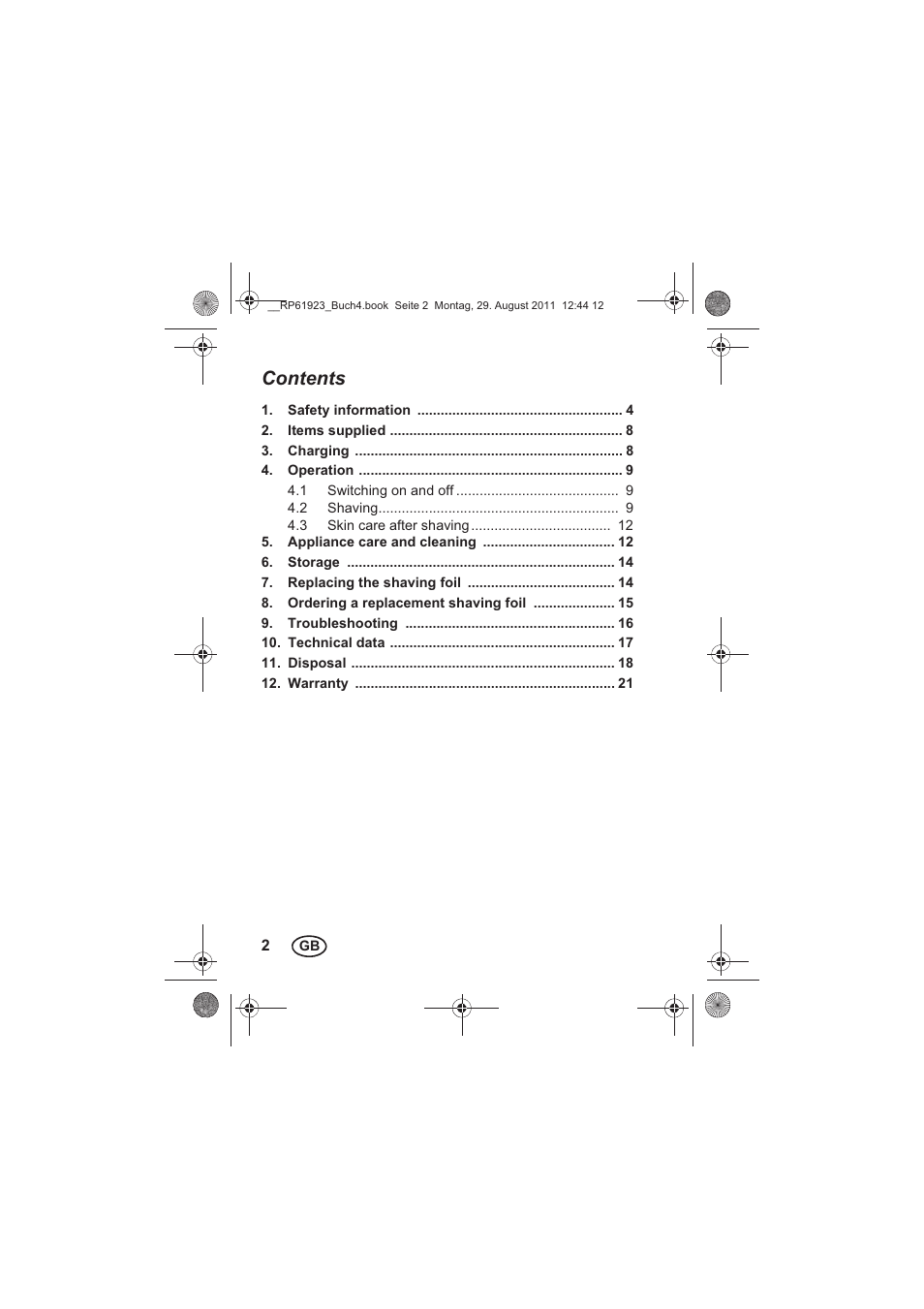 Silvercrest SDR 1000 A1 User Manual | Page 4 / 154