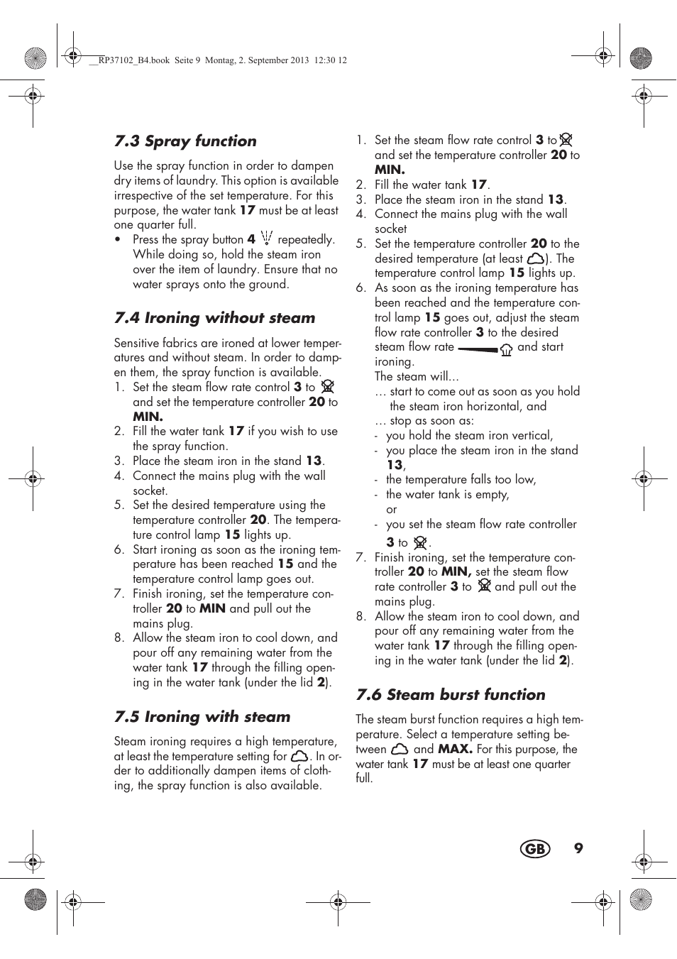 Silvercrest SDBK 2400 C2 User Manual | Page 11 / 94