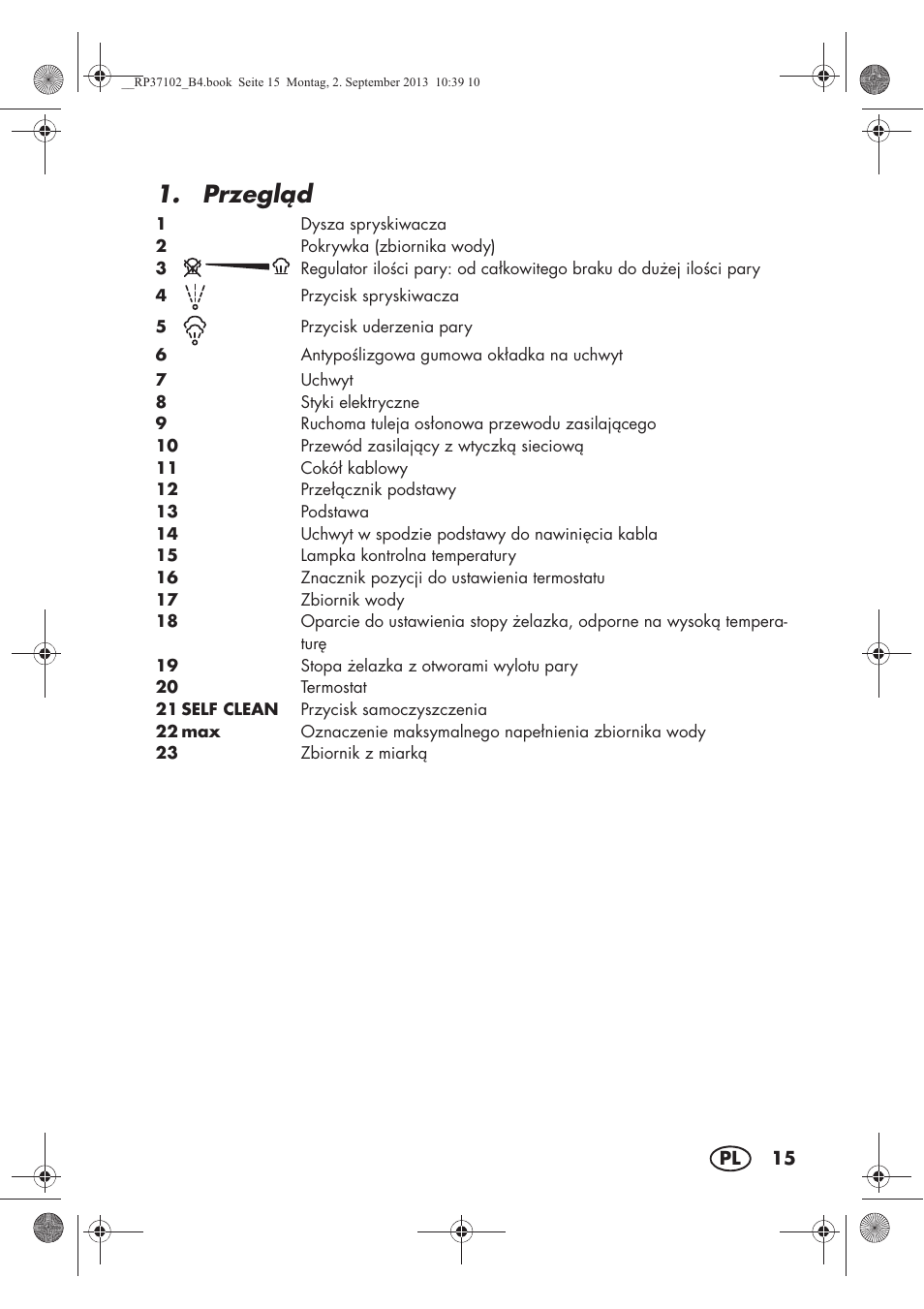 Przegld | Silvercrest SDBK 2400 C2 User Manual | Page 17 / 94