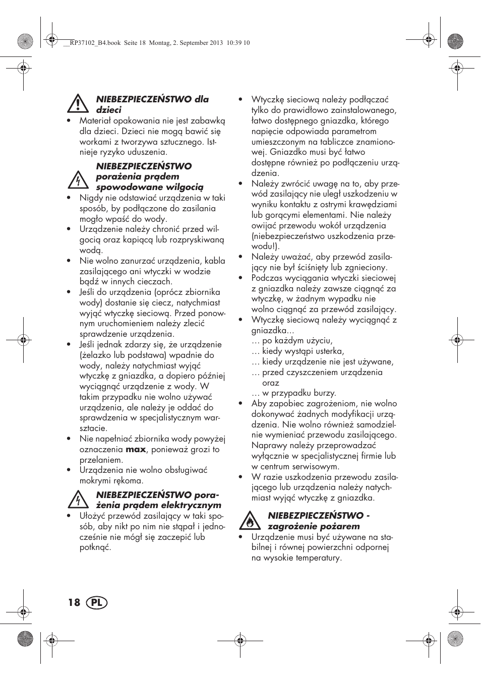 Silvercrest SDBK 2400 C2 User Manual | Page 20 / 94