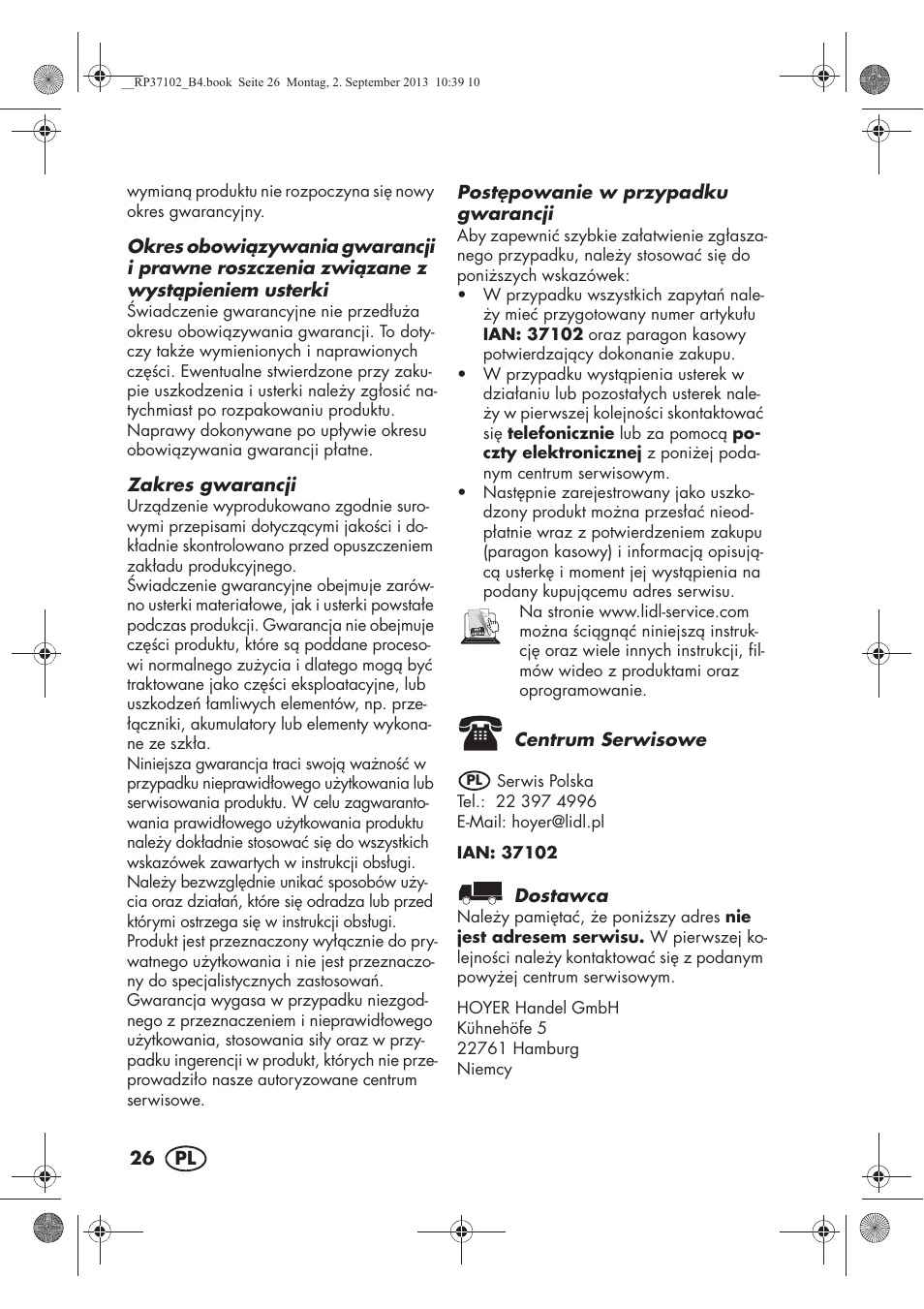 Silvercrest SDBK 2400 C2 User Manual | Page 28 / 94