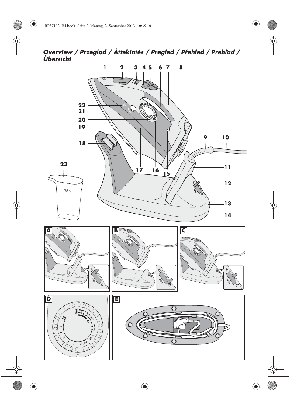 Silvercrest SDBK 2400 C2 User Manual | Page 3 / 94