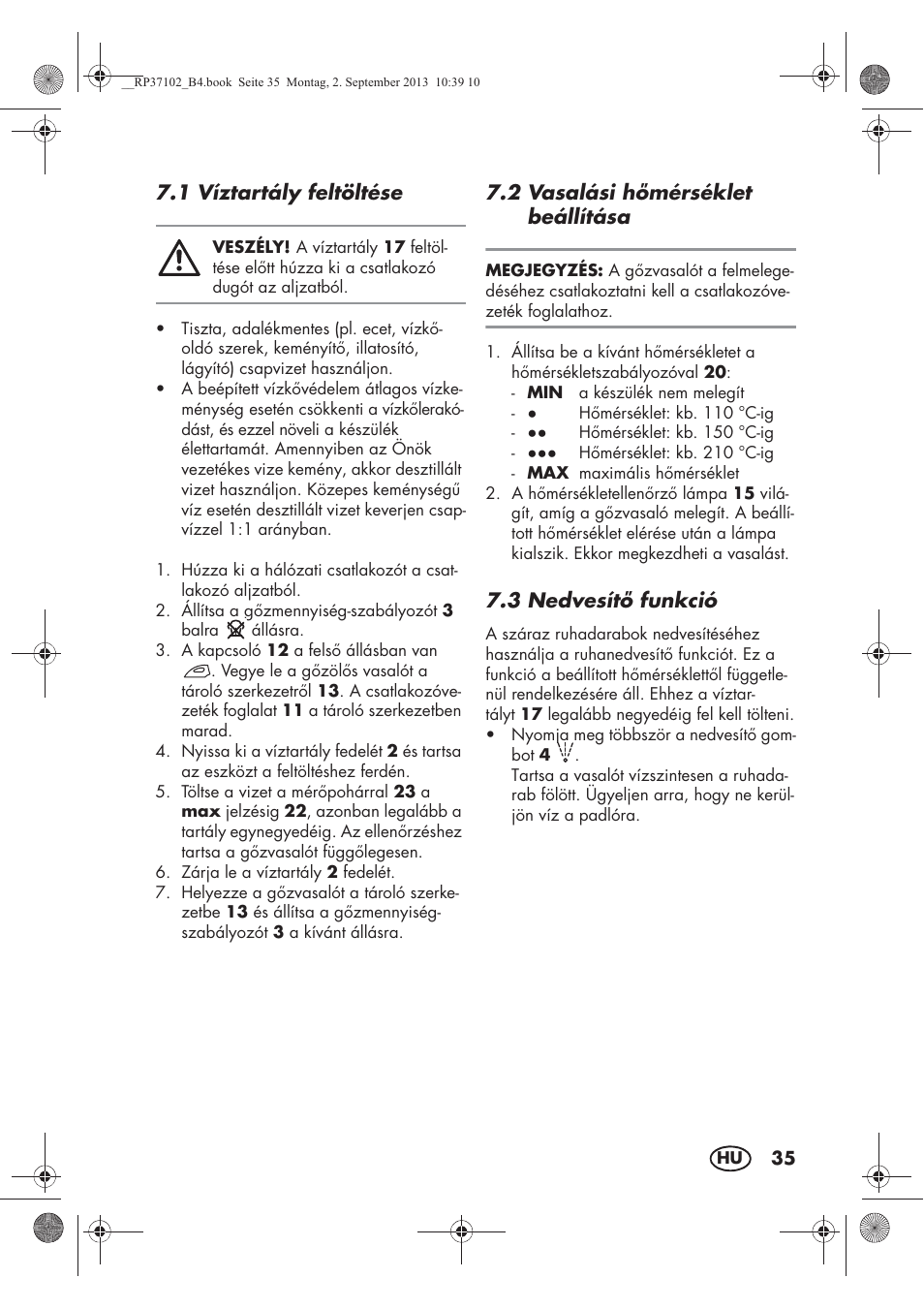 Silvercrest SDBK 2400 C2 User Manual | Page 37 / 94