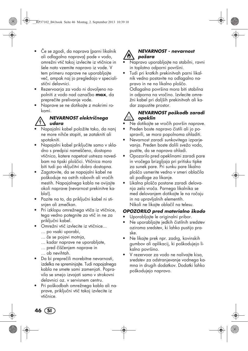 Silvercrest SDBK 2400 C2 User Manual | Page 48 / 94