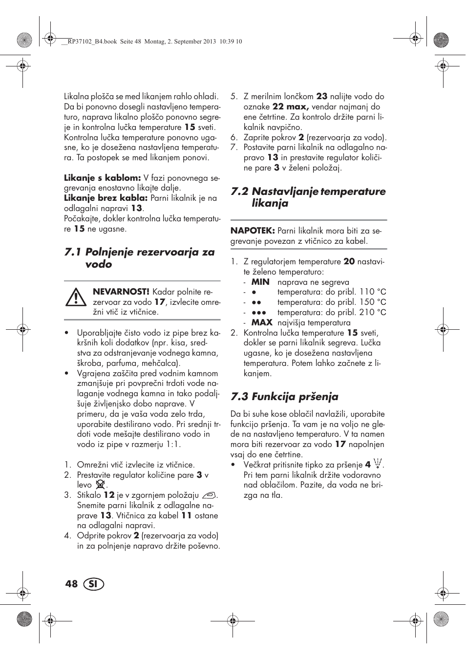 Silvercrest SDBK 2400 C2 User Manual | Page 50 / 94