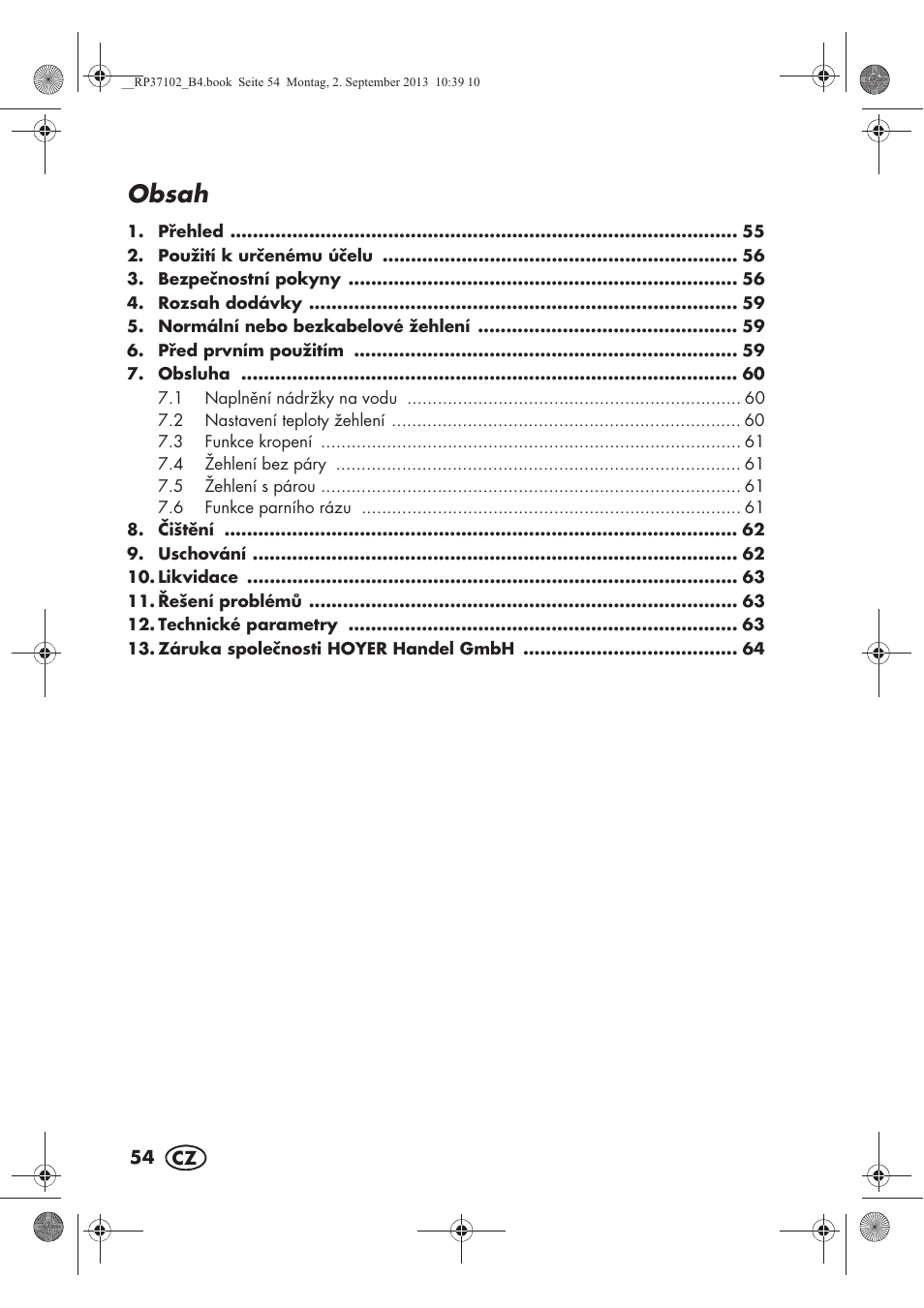 Silvercrest SDBK 2400 C2 User Manual | Page 56 / 94