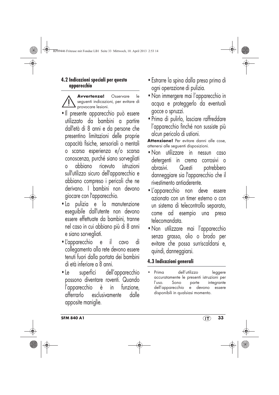Silvercrest SFM 840 A1 User Manual | Page 35 / 74