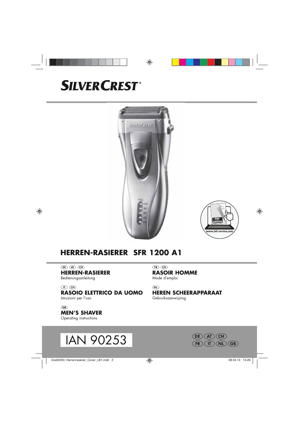 Silvercrest SFR 1200 A1 User Manual | 74 pages