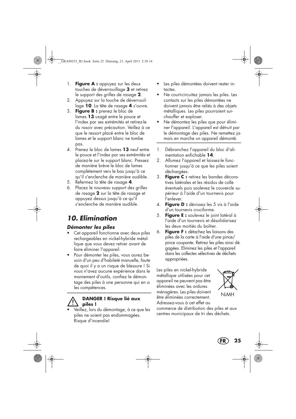 Elimination | Silvercrest SFR 1200 A1 User Manual | Page 27 / 74