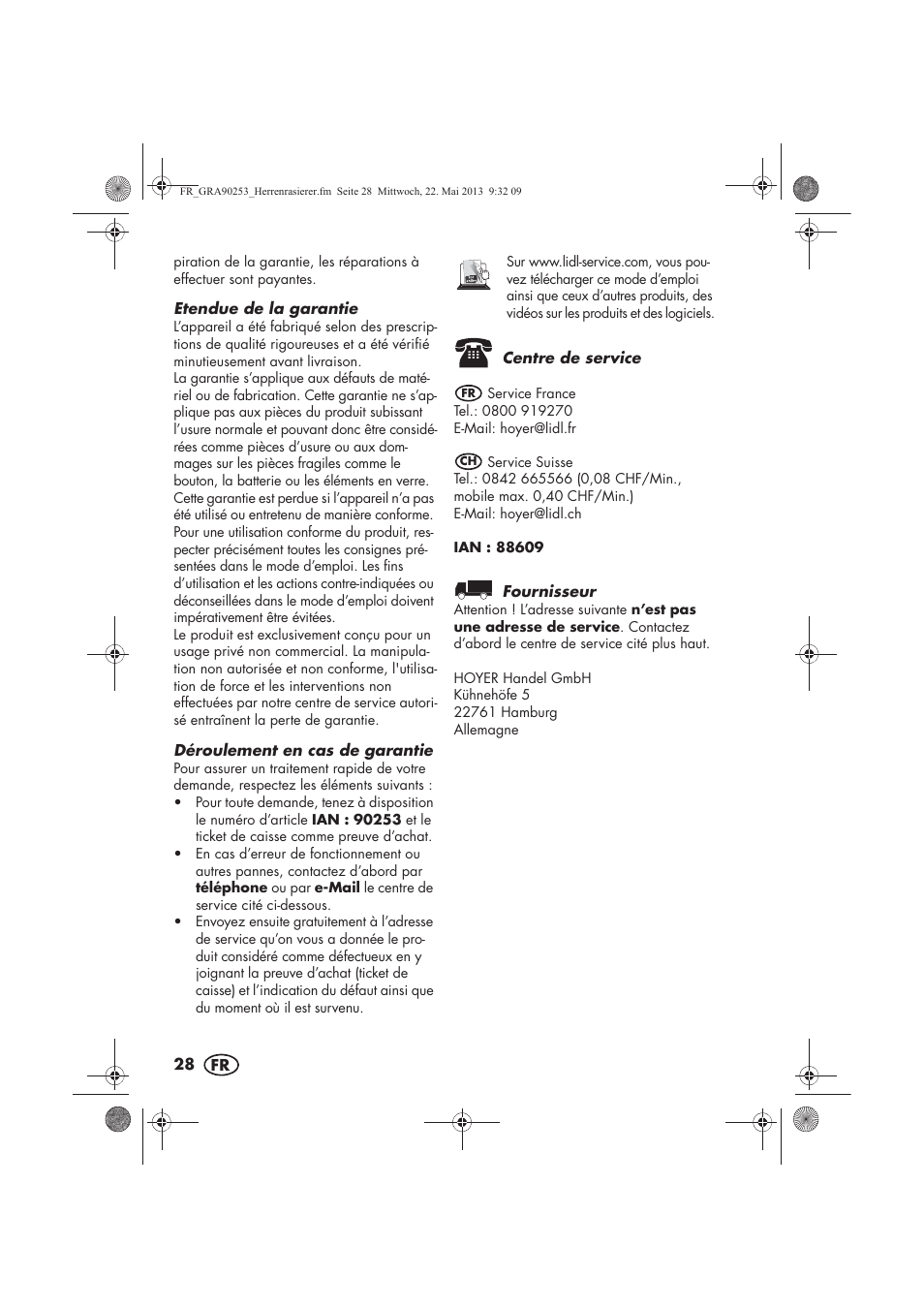 Silvercrest SFR 1200 A1 User Manual | Page 30 / 74