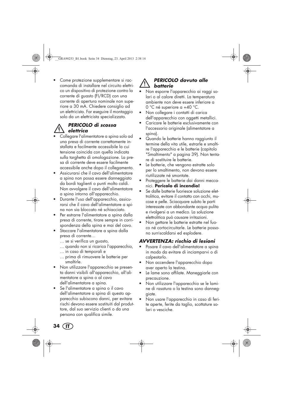 Silvercrest SFR 1200 A1 User Manual | Page 36 / 74