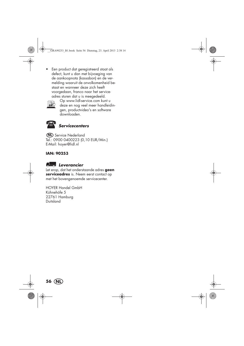 Silvercrest SFR 1200 A1 User Manual | Page 58 / 74