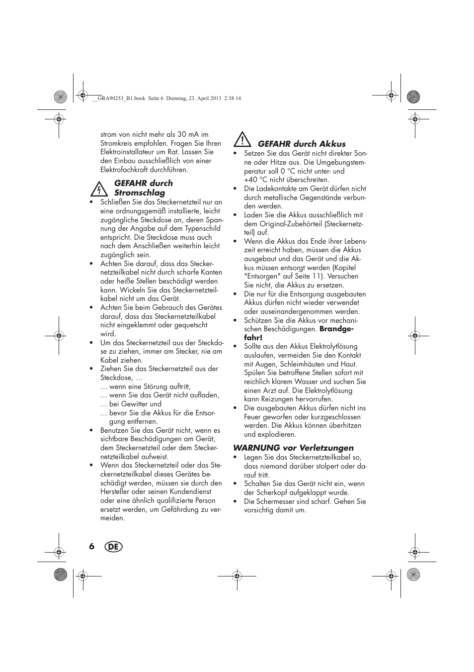 Silvercrest SFR 1200 A1 User Manual | Page 8 / 74