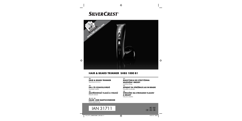 Silvercrest SHBS 1000 A1 User Manual | 102 pages