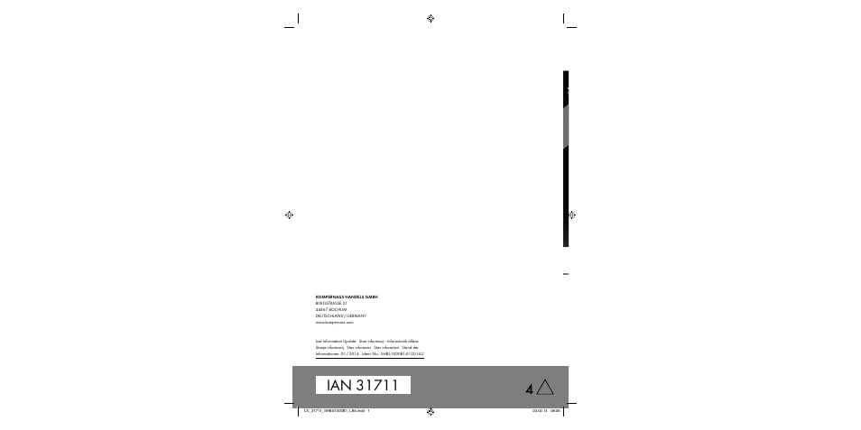 Silvercrest SHBS 1000 A1 User Manual | Page 102 / 102