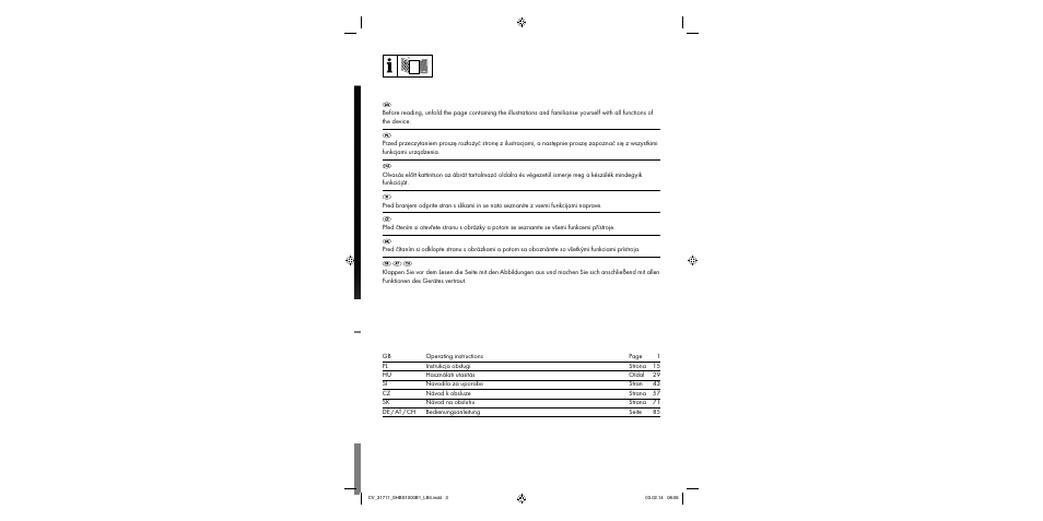 Silvercrest SHBS 1000 A1 User Manual | Page 2 / 102