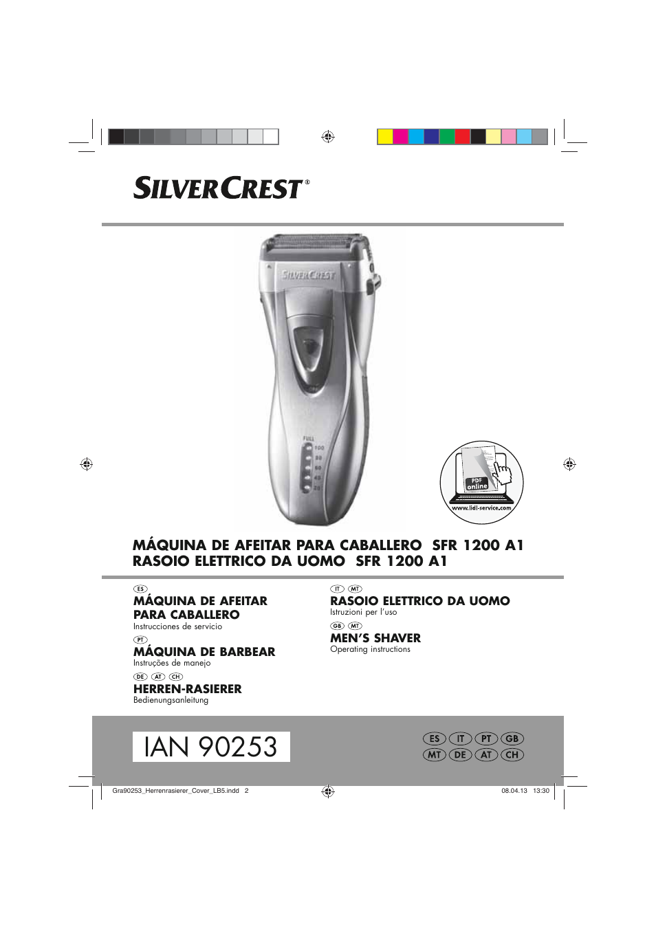 Silvercrest SFR 1200 A1 User Manual | 74 pages