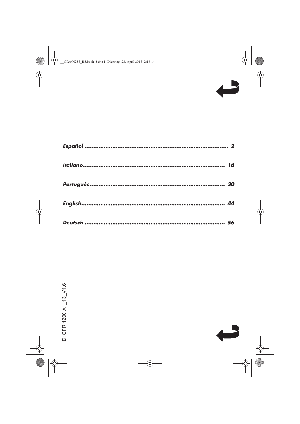 Silvercrest SFR 1200 A1 User Manual | Page 2 / 74