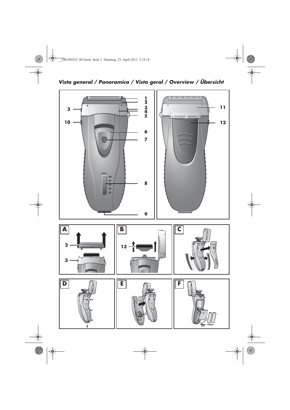 Cd e f | Silvercrest SFR 1200 A1 User Manual | Page 3 / 74