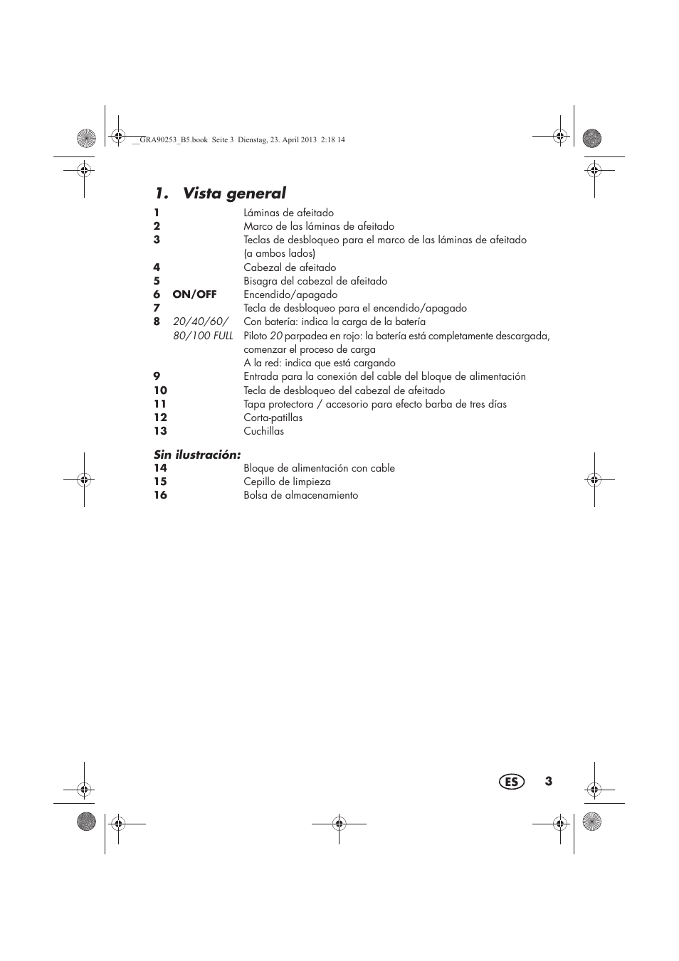 Vista general | Silvercrest SFR 1200 A1 User Manual | Page 5 / 74
