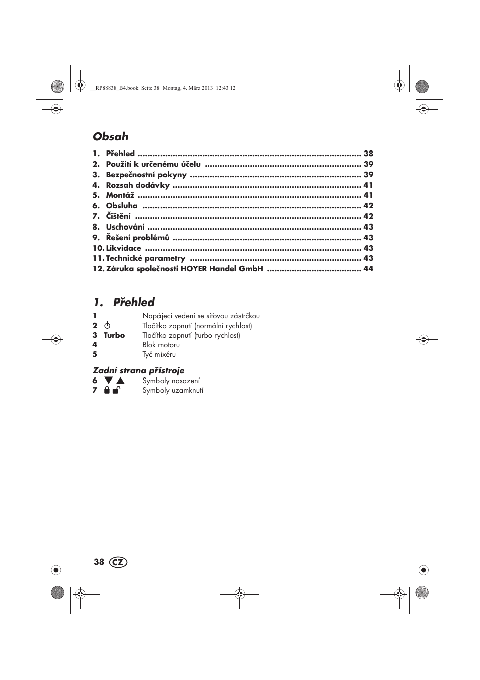 Silvercrest H-8666 User Manual | Page 40 / 66