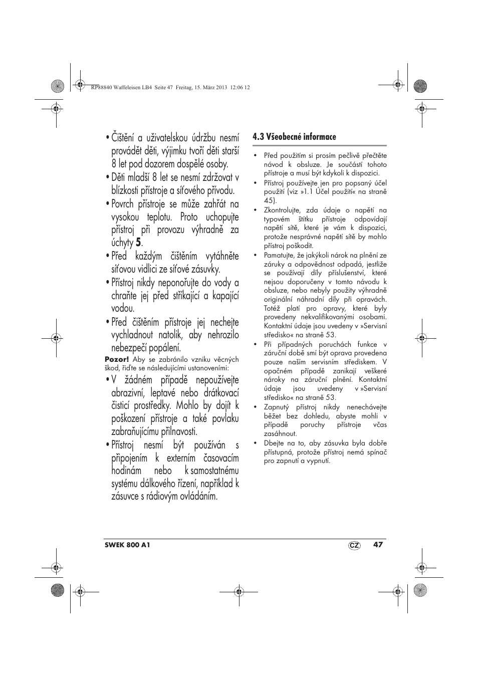 Silvercrest SWEK 800 A1 User Manual | Page 49 / 78