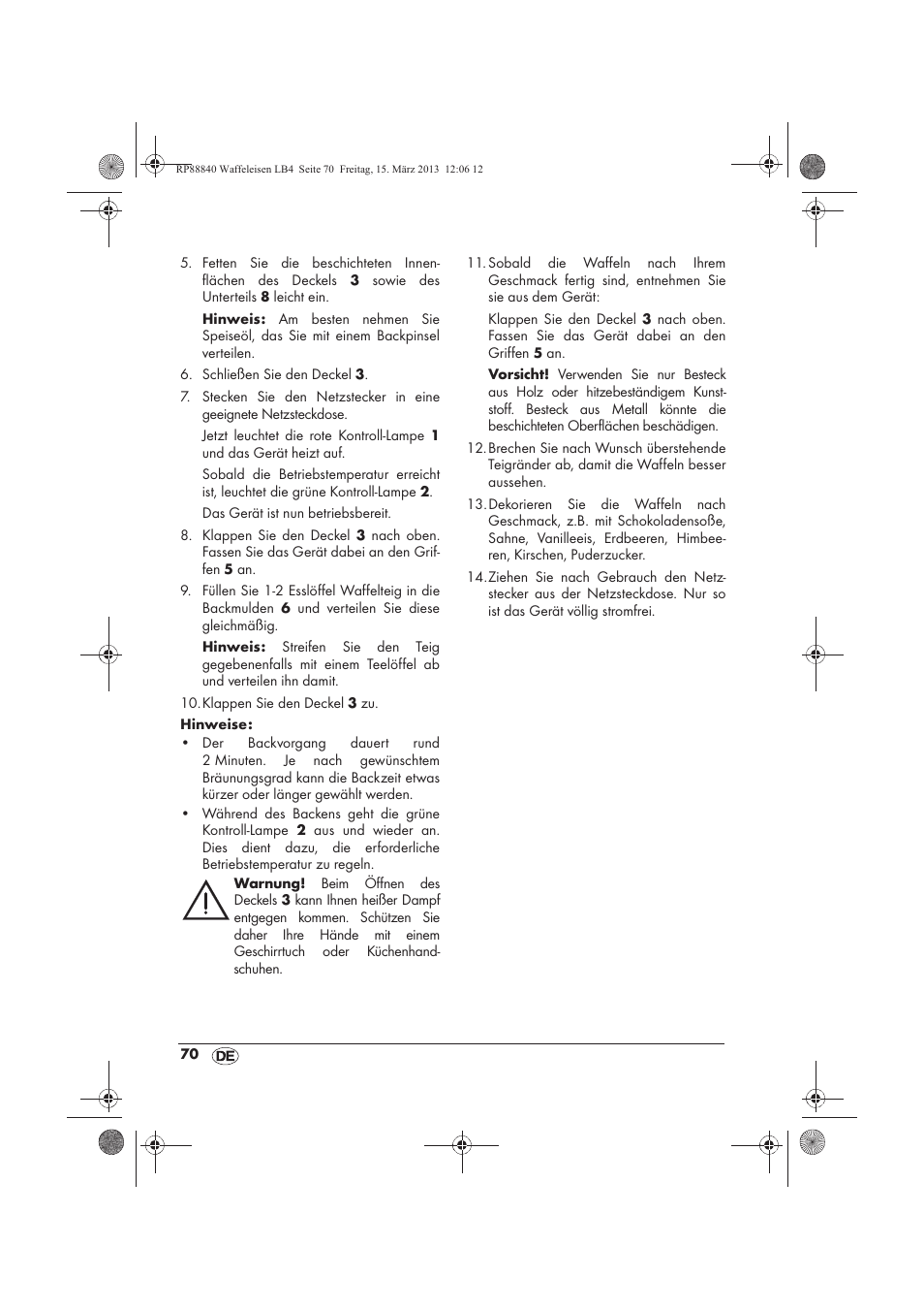 Silvercrest SWEK 800 A1 User Manual | Page 72 / 78