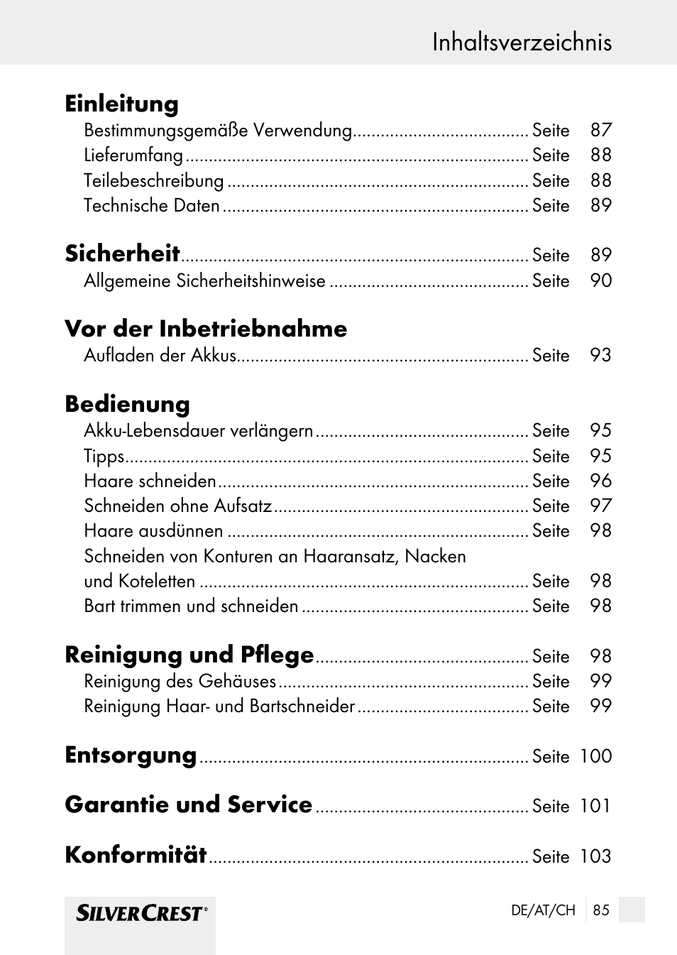 Silvercrest SHBS 1000 A1 User Manual | Page 85 / 105