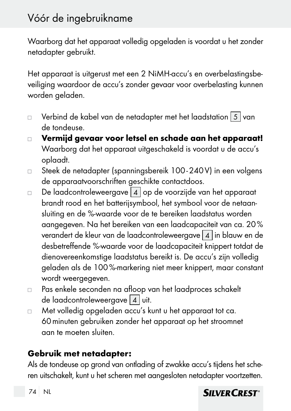 Silvercrest SHBS 1000 A1 User Manual | Page 74 / 105