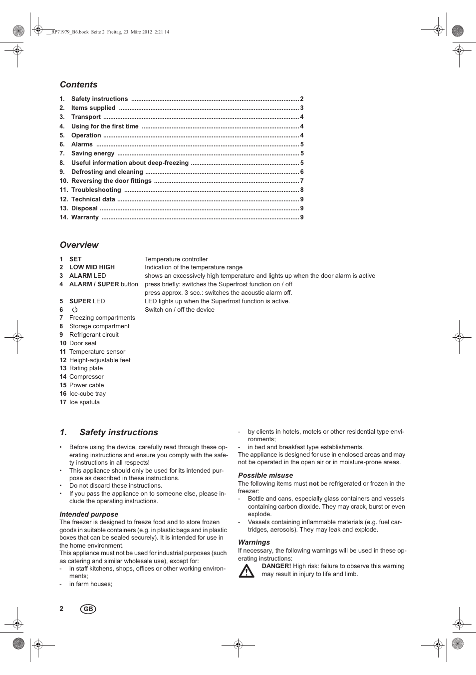 Silvercrest STG 70 B3 User Manual | Page 4 / 14