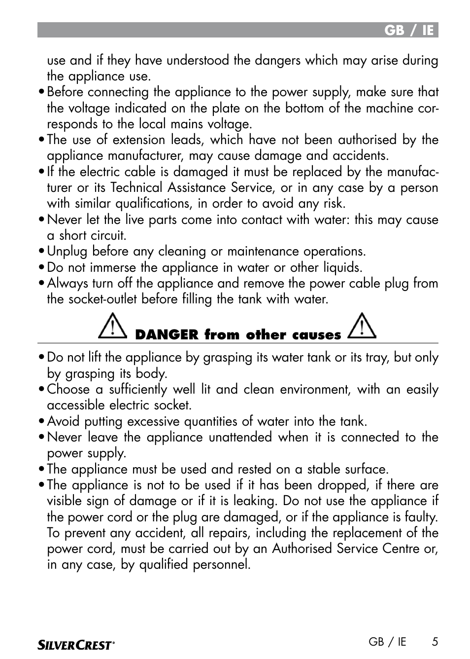 Silvercrest SEMR 850 A1 User Manual | Page 5 / 54